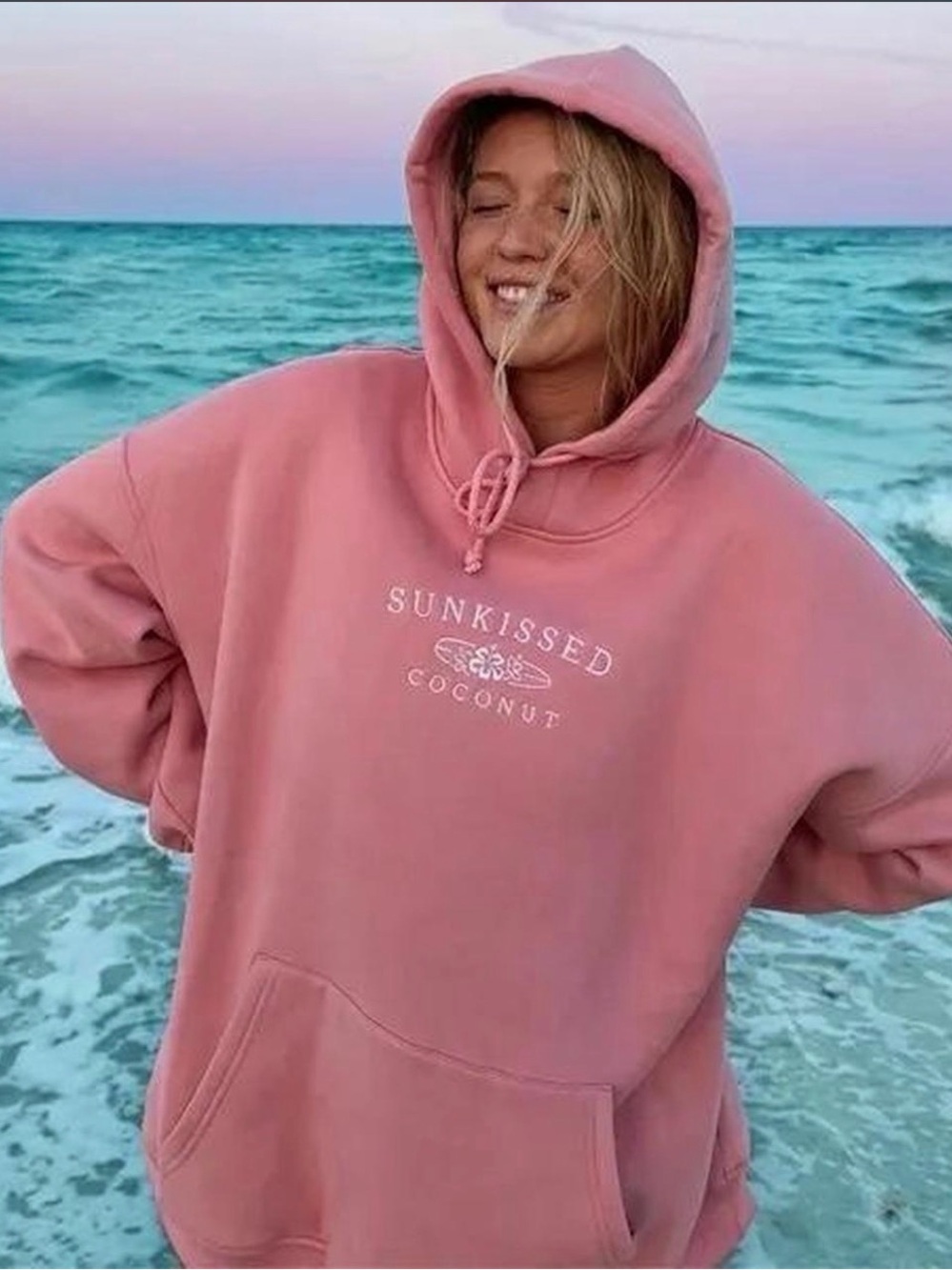 Sunkissed Coconut Pink Hoodie